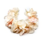 Wianek na opasce - LIGHT PINK / CREAM