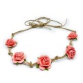 Wianek na rzemyku Roses - CORAL.jpg