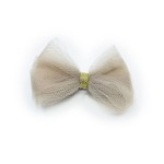 Spinka Tulle Bow - LATTE