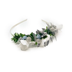 Przepaska Christmas - WHITE / SILVER